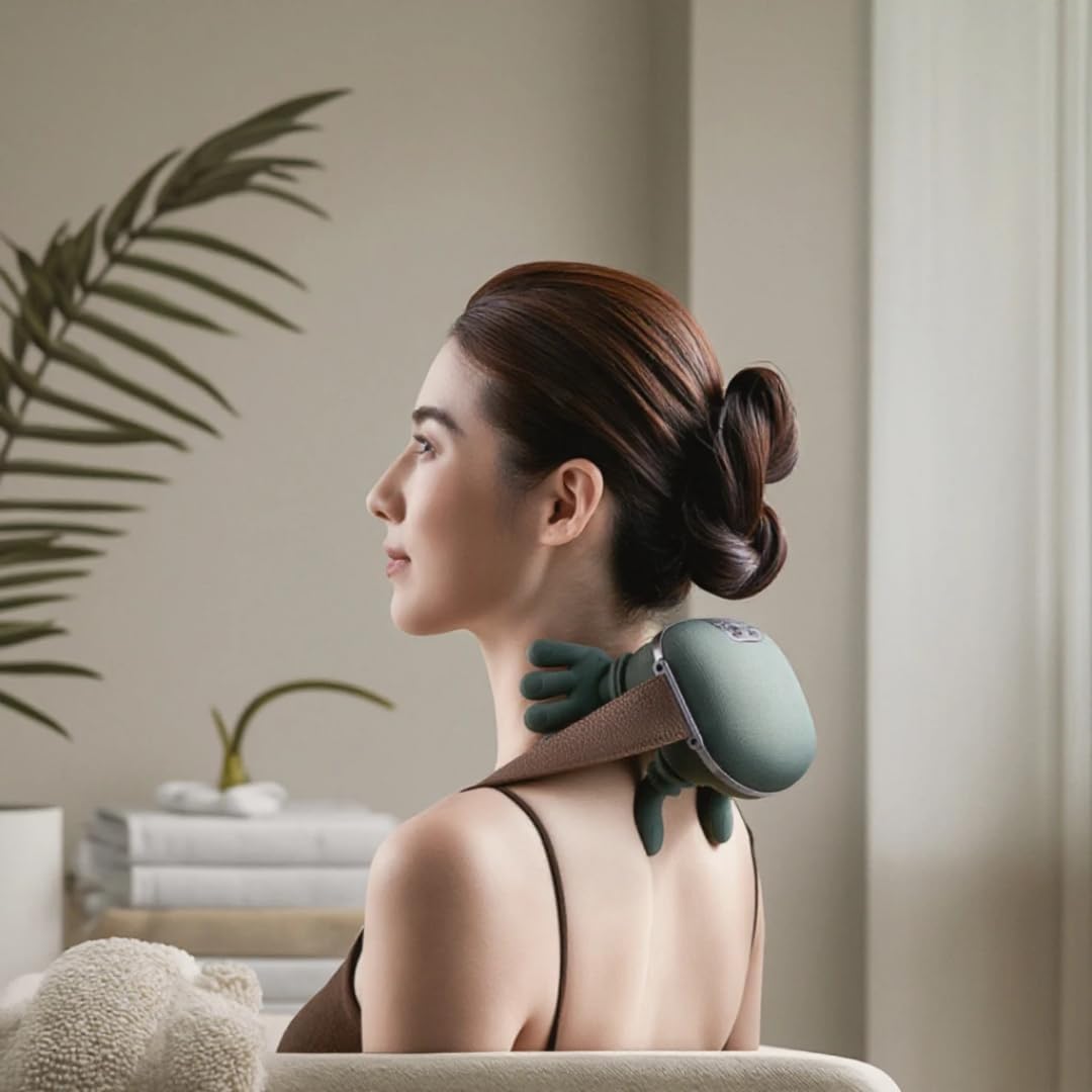 Heated Neck Massager مدلك الرقبة والظهر المُدفأ