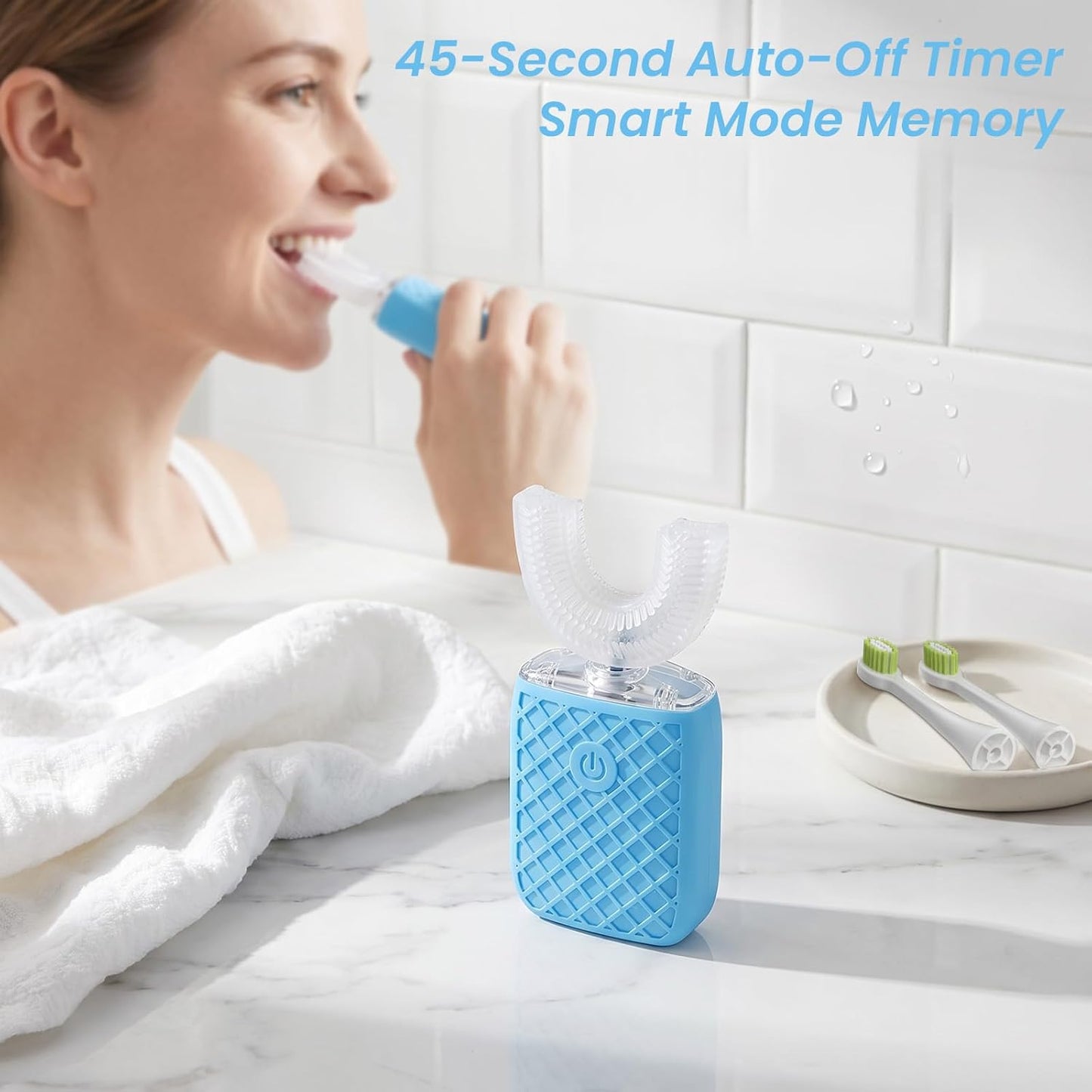 Smart Electric Toothbrush USB Rechargeable U-shaped Tooth