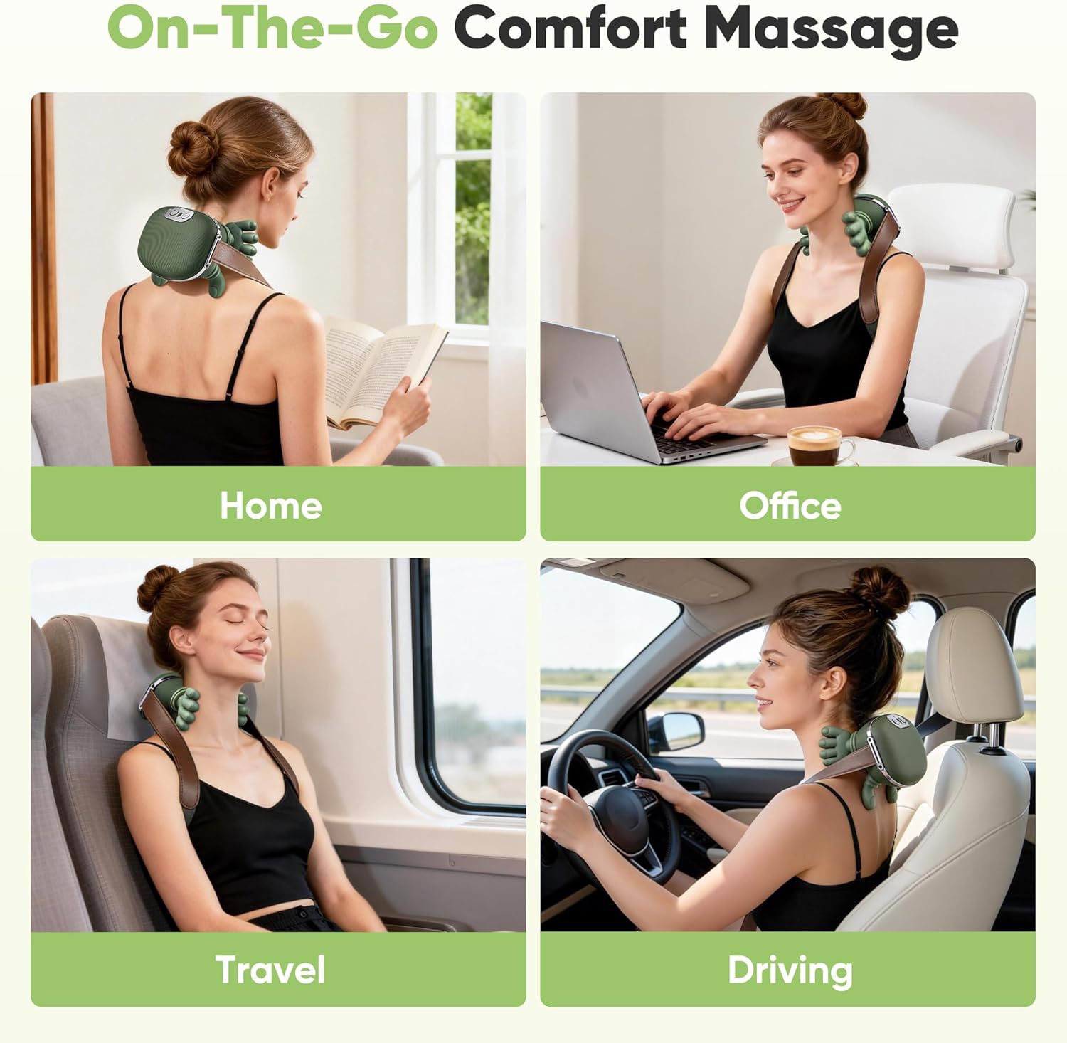Heated Neck Massager مدلك الرقبة والظهر المُدفأ