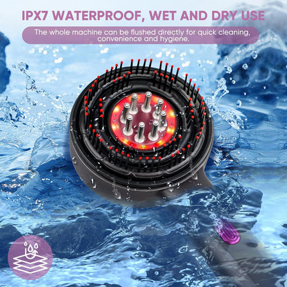 Scalp Massage Brush with Oil Applicator