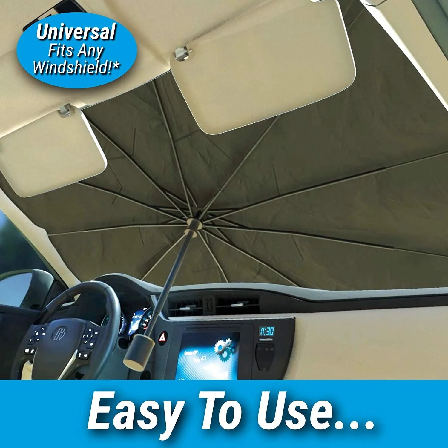 Car Windshield Sun Shade مظلة شمسية للزجاج الأمامي للسيارة