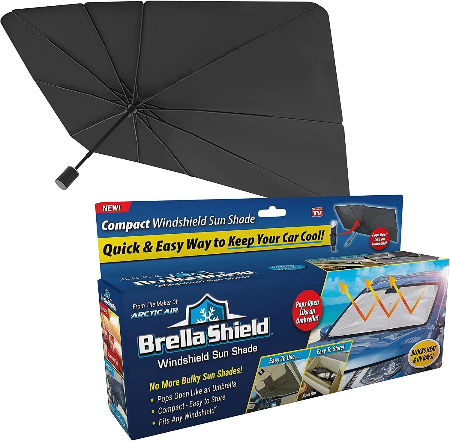 Car Windshield Sun Shade مظلة شمسية للزجاج الأمامي للسيارة